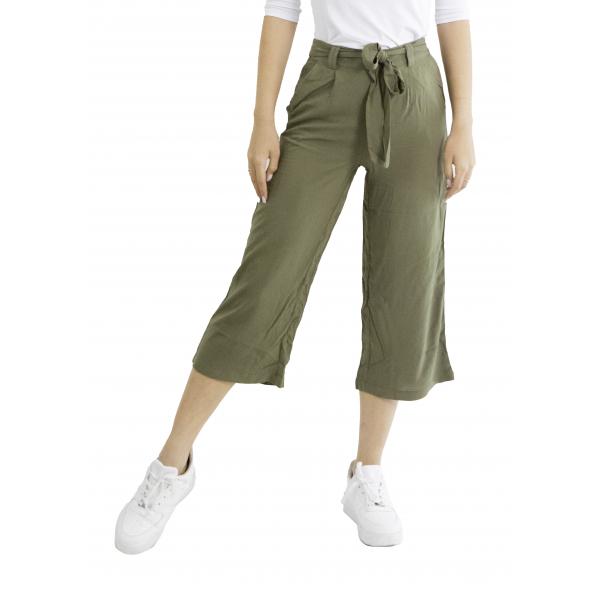 Pantalone con cinta morbido cropped  Only